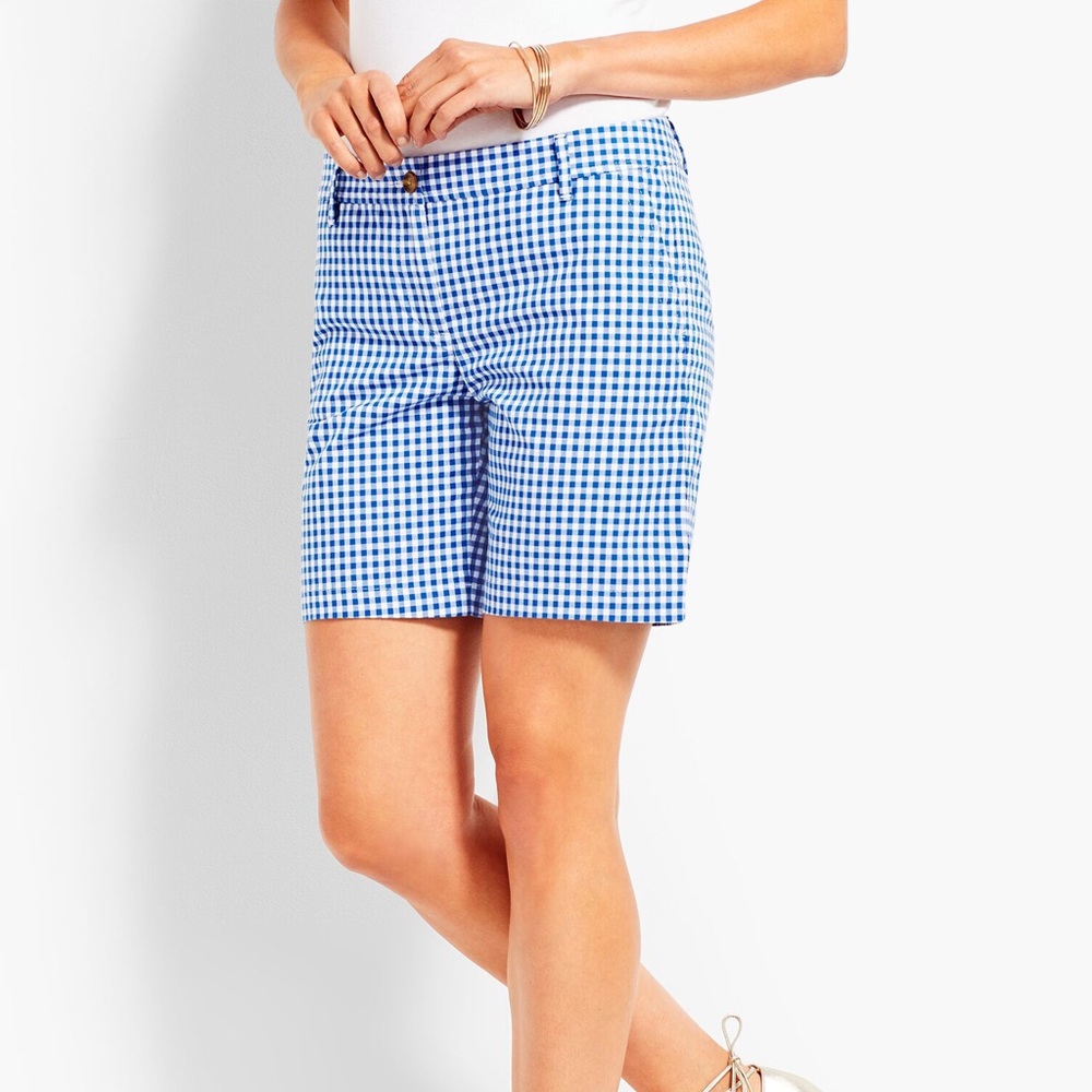 Talbots Blue Gingham Women's Shorts
